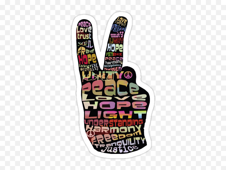 Peace Tshirts A T - Shirt Of Artist Love Stickers Peace Sign Language Emoji,Emoticons Peace Symbol