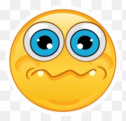 Crazy Quivering Lip Sticker - Quivering Emoji,Cross Eyed Emoticons
