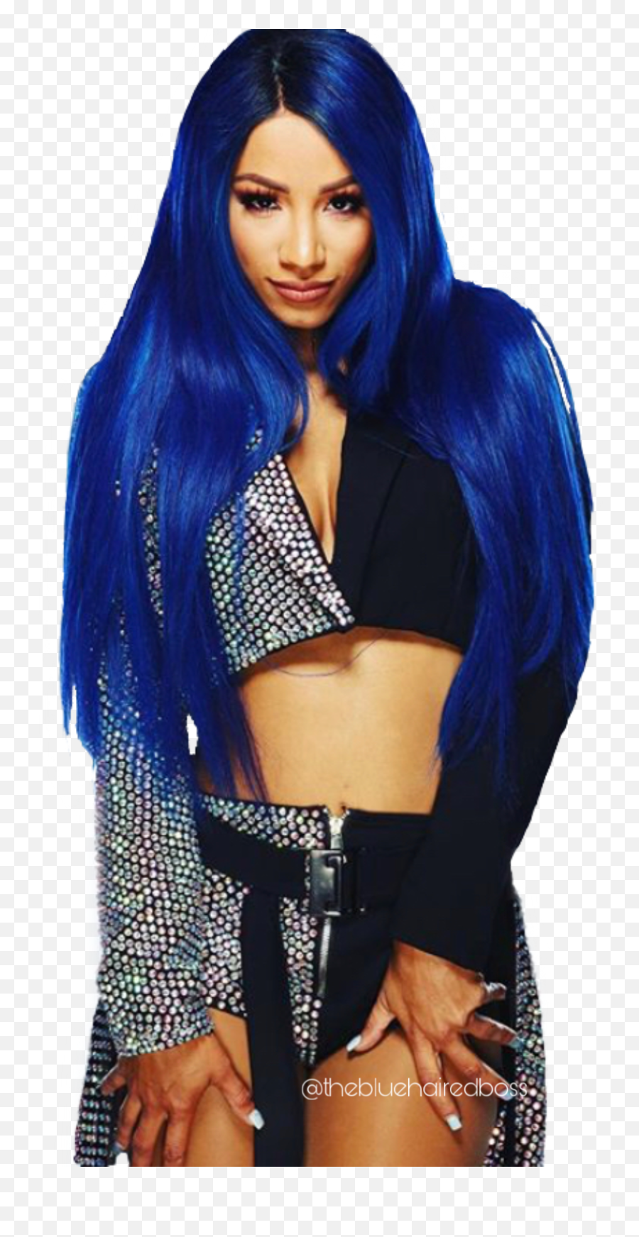 Sashabankswwe Sashabanks Sticker - Sasha Banks Picsart Emoji,Sasha Banks Crying Emojis