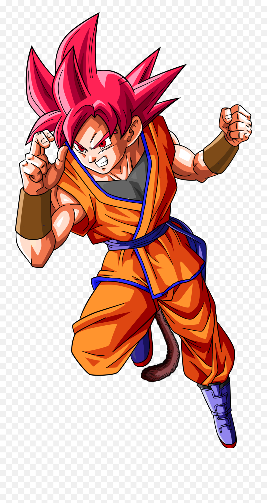 Goku Jr - Ssj God Goku Emoji,Dbz Emoticon Spirit Bomb Mad