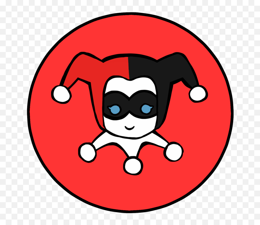 Harley Quinn Icon Transparent Clipart - Transparent Harley Quinn Icon Emoji,Costum Emojis