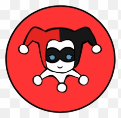 Harley Quinn Icon Transparent Clipart - Transparent Harley Quinn Icon Emoji,Costum Emojis