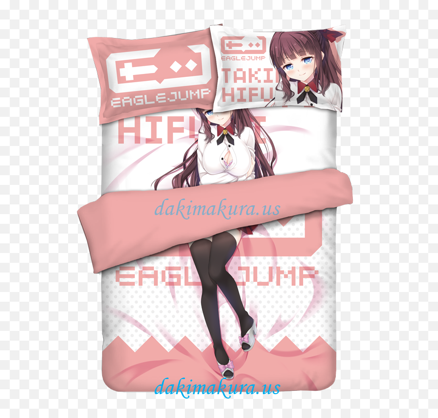 New Game Anime Bedding Sets Bed Blanket - Hifumi New Game Bed Emoji,Cozy Night 4 Pc Flannel Sheet Set Queen Emojis