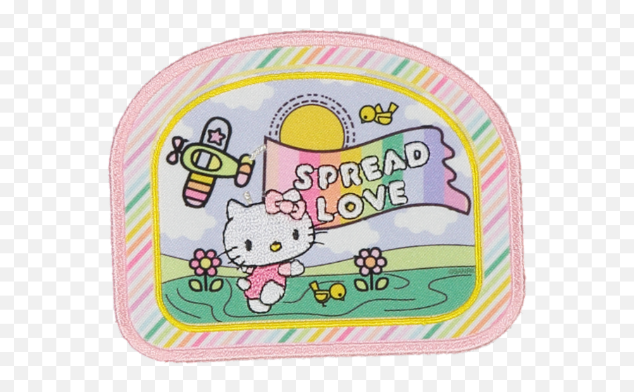 Hello Kitty Spread Love Patch - Girly Emoji,Kitty Emoticon Transparent