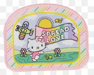 Hello Kitty Spread Love Patch - Girly Emoji,Kitty Emoticon Transparent
