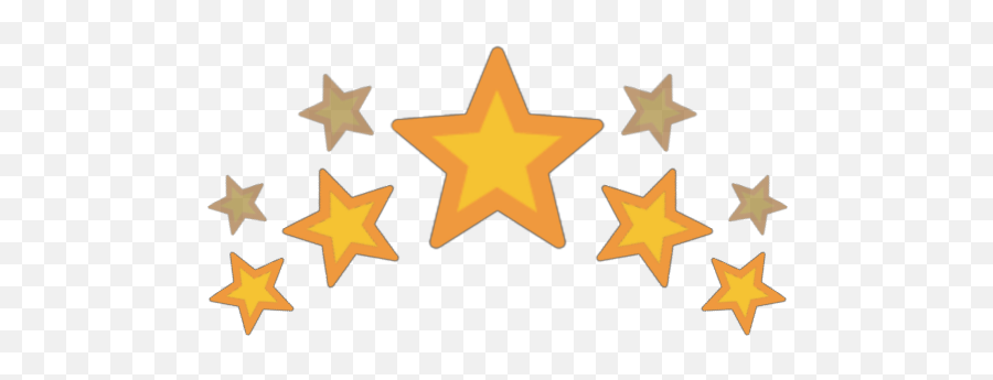 Star Emoji Crown Pobre Estrella Sticker - Cowboy Baby Shower Decor,Gold Star Emoji