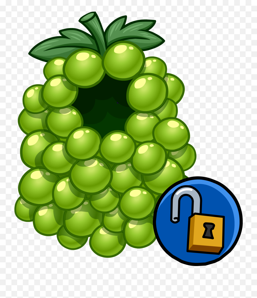 Green Grape Costume Club Penguin Wiki Fandom - Club Penguin Grape Suit Emoji,Grapes Emoji Iphone 5