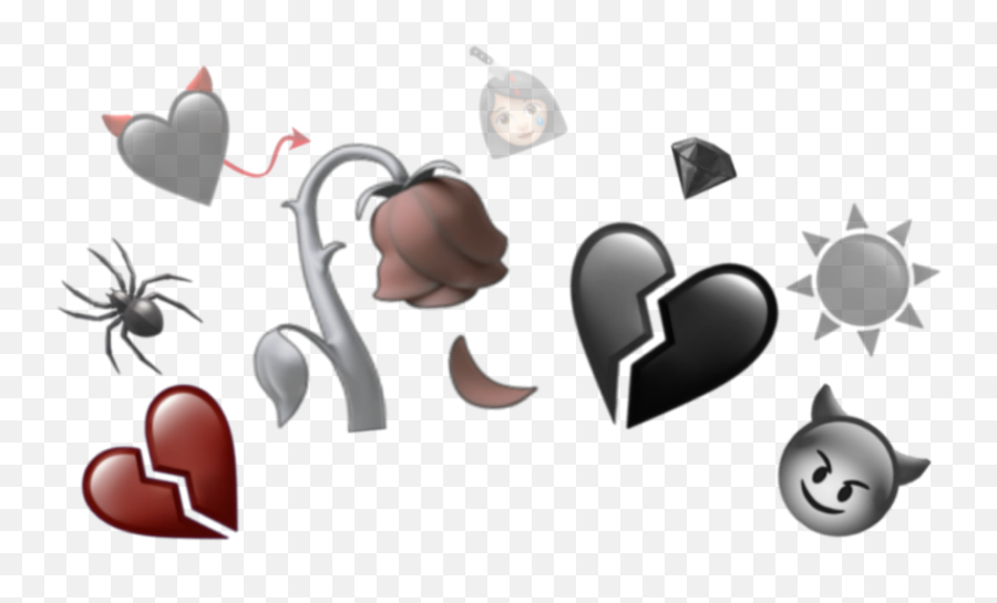 Emoji Iphone Picsart Pin By Abril On Picsart Love Stickers - Emojis Sad Tumblr Png,Fondos De Pantalla Hd Emojis