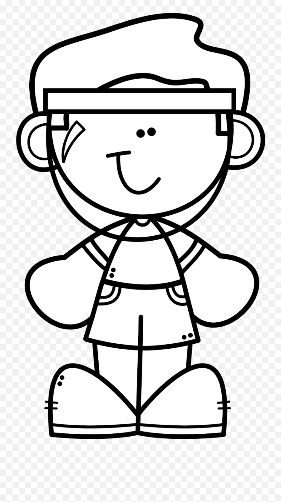 Dibujos De Niños Con Cubrebocas Para Colorear - Niño Dibujo Blanco Y Negro Emoji,Pelicula De Emojis Para Colorear