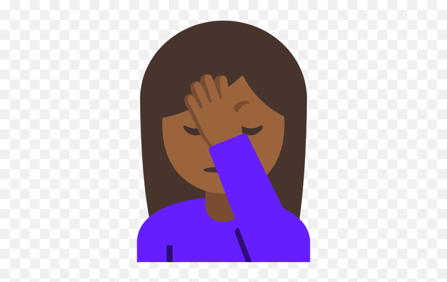 Medium - Smh Black Girl Emoji,Shaking My Head Emoji