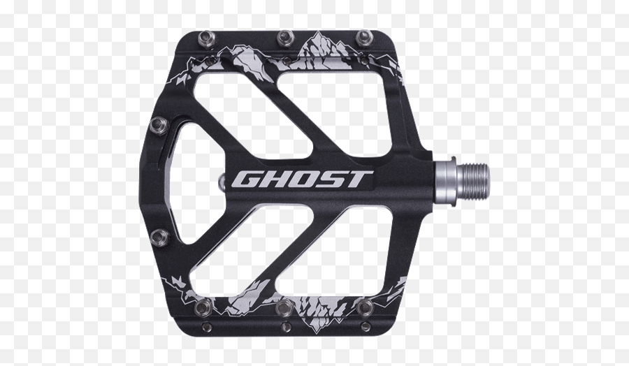 Download Pedals Flat Black Matt With Ghost Logo - Ghost Emoji,Flat Black Emojis