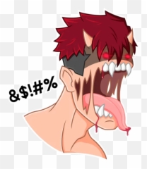 Telegram Sticker From Japanese Demon Yohei Pack Emoji,Japanese Emoji Tongue Out