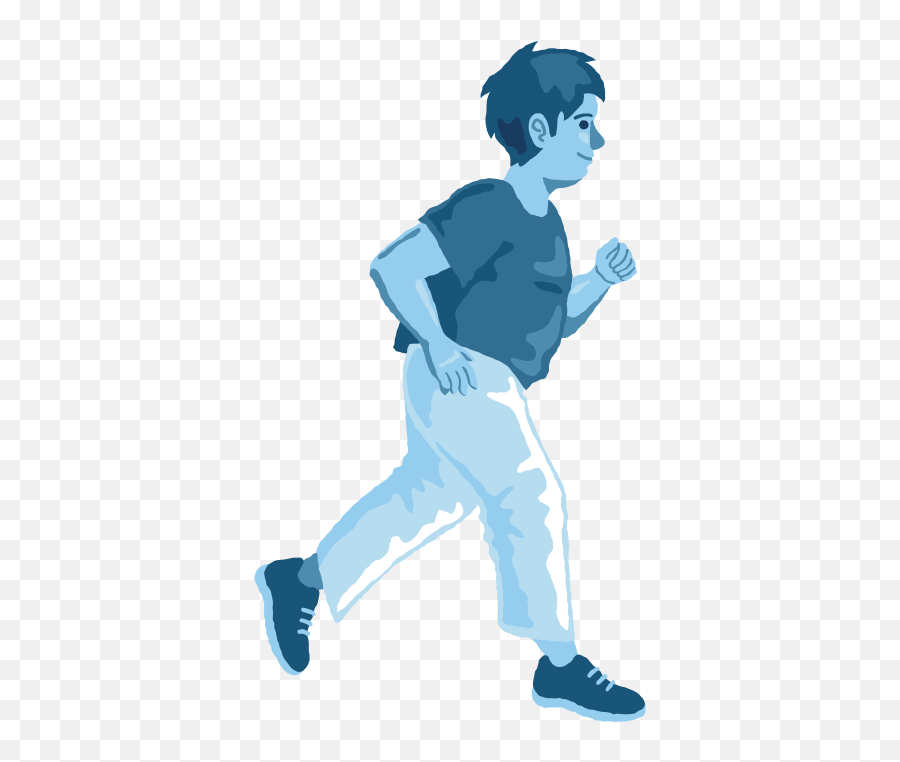 Chubby Boy Jumping Profile Clipart Illustrations U0026 Images In Emoji,Walking Kid Emoji