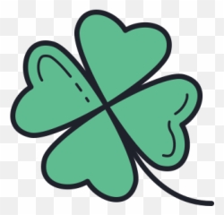 Clover Icon In Color Hand Drawn Style Emoji,Shamrock Emoji Png