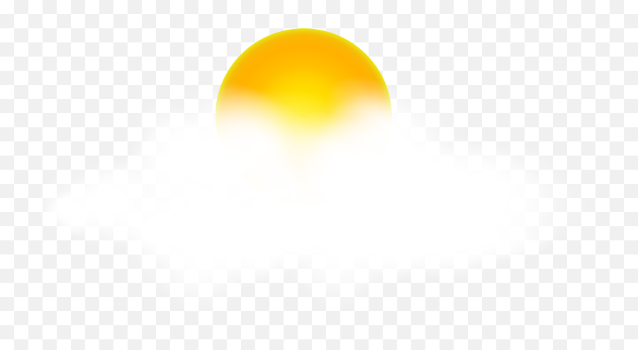 Sun Cloud - Transparent Background Sun With Clouds Png Emoji,Sun And Cloud Emoji