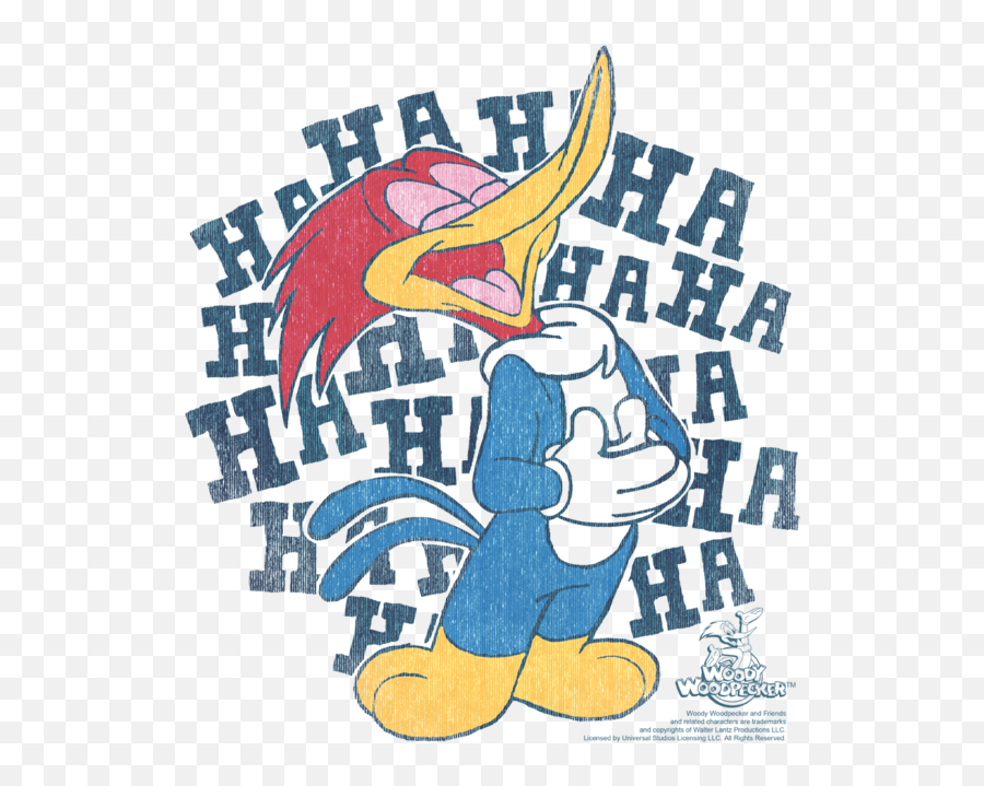 Woody Woodpecker Laughing Clipart - Woody Woodpecker Laugh Emoji,Woodpecker Emoji