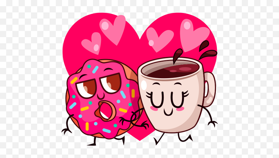 Wastickerapps Morning Stickers For Android - Download Doughnut Emoji,Coffee Emoji Android