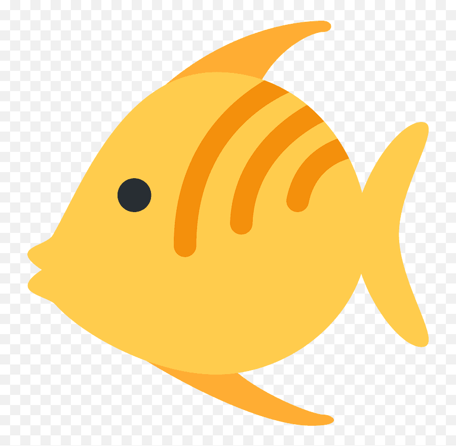 Tropical Fish Emoji Clipart - Tropical Fish Emoji,Free Fish Emoji