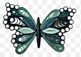 Teal Blue White Butterfly Diy Sticker By Kimmytasset - Girly Emoji,Diy Emoji Stickers