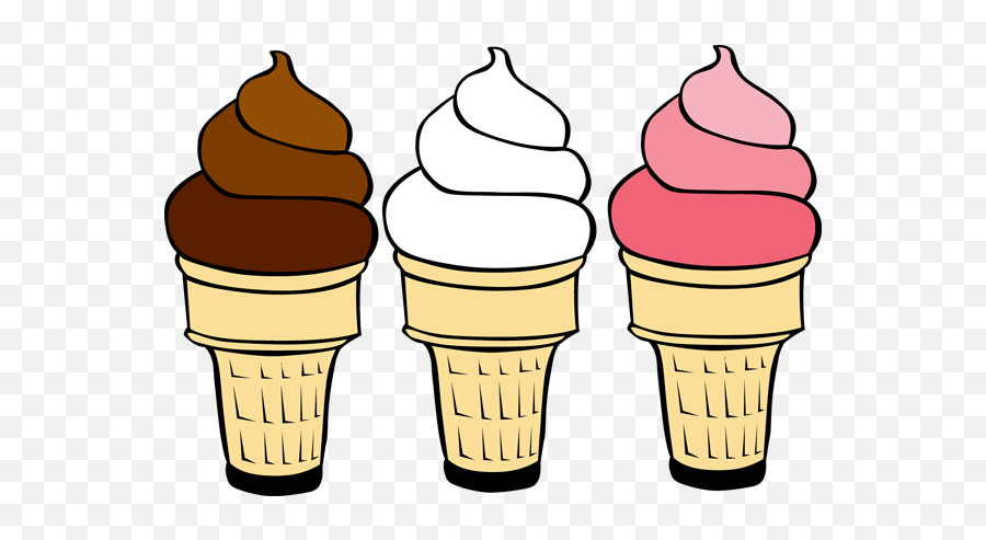 Ice Cream Clipart - Soft Serve Ice Cream Clipart Emoji,Ice Cream Cone Emoji