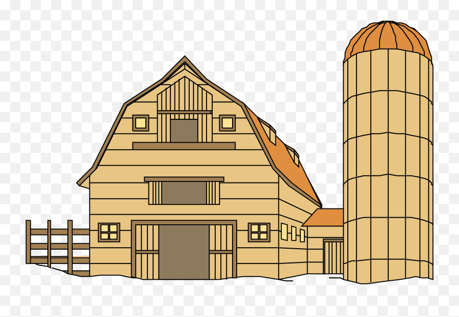 Hut Clipart Farmhouse Hut Farmhouse Transparent Free For - Clip Art Barn Emoji,Jabba The Hutt Emoji