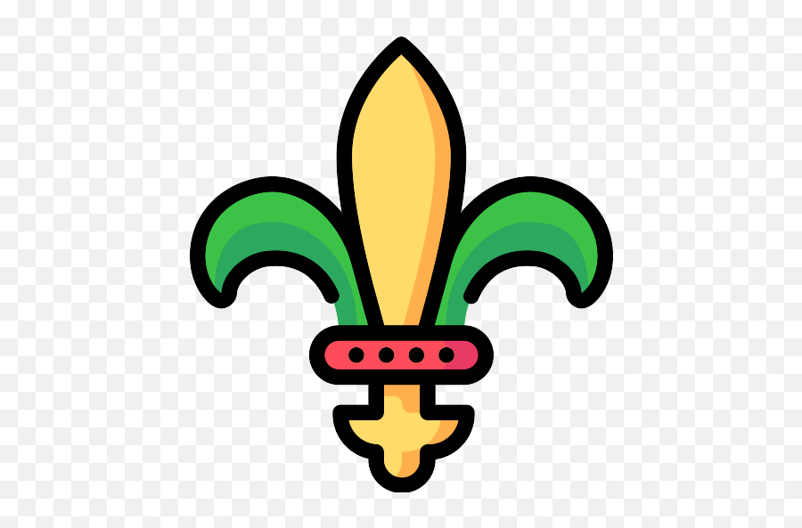 Fleur De Lis Vector Svg Icon 4 - Png Repo Free Png Icons Portable Network Graphics Emoji,Fleur De Lis Emoticon