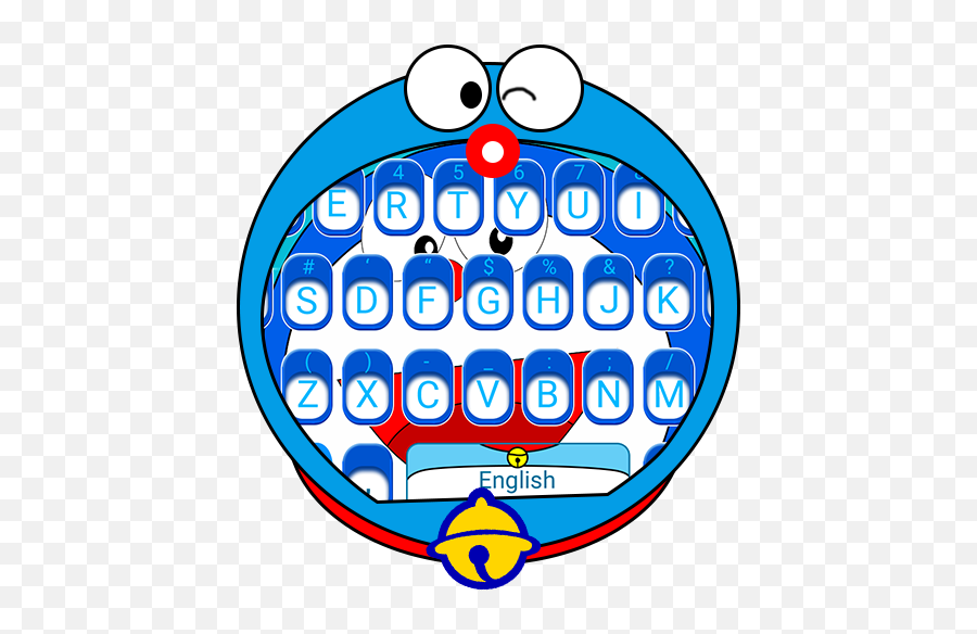 Download Cute Blue Cat Cartoon Keyboard Theme On Pc U0026 Mac - Jumeirah Public Beach Emoji,How To Turn On Emojis On Galaxy S5