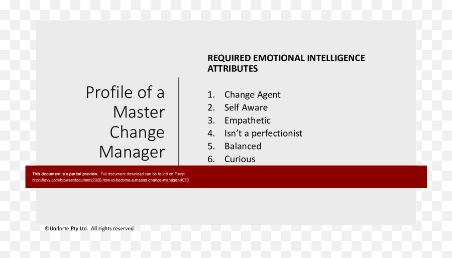 2020 How To Become A Master Change Manager 82 - Slide Powerpoint Vertical Emoji,Managing Emotions At Work Ppt