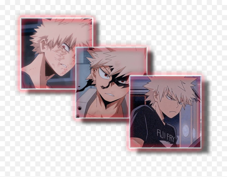 The Most Edited Bokunohero Picsart - Bakugo Aesthetic Stiker Emoji,Tsukasa Face Emoticon