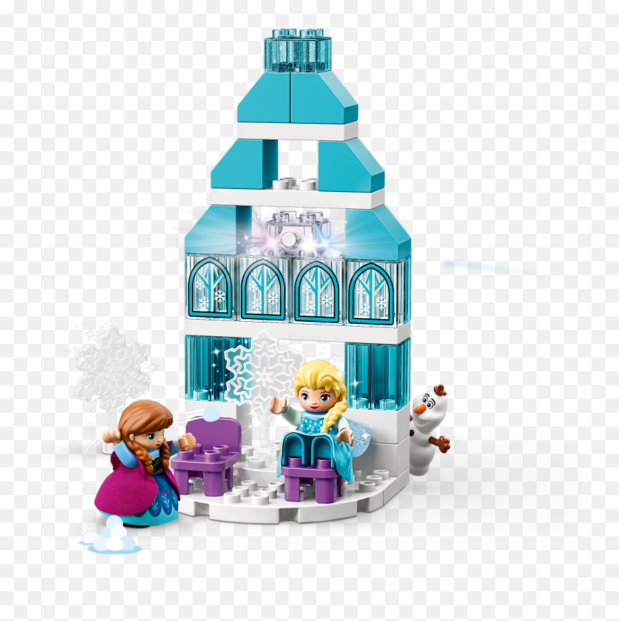Lego Duplo Princess Frozen Ice Castle 10899 Toddler Toy Building Set - Duplo Frozen Castle Emoji,I Dont Wamt Anyone Frozen Emotion