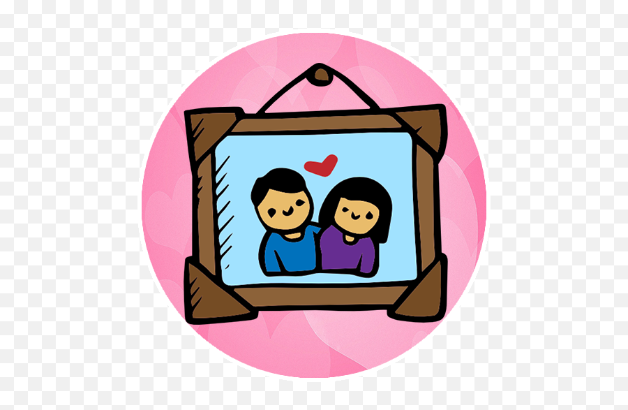 Cute Valentine Photo Frame For Girlfriend - Apps En Picture Frame Emoji,Emojis De Felicidades