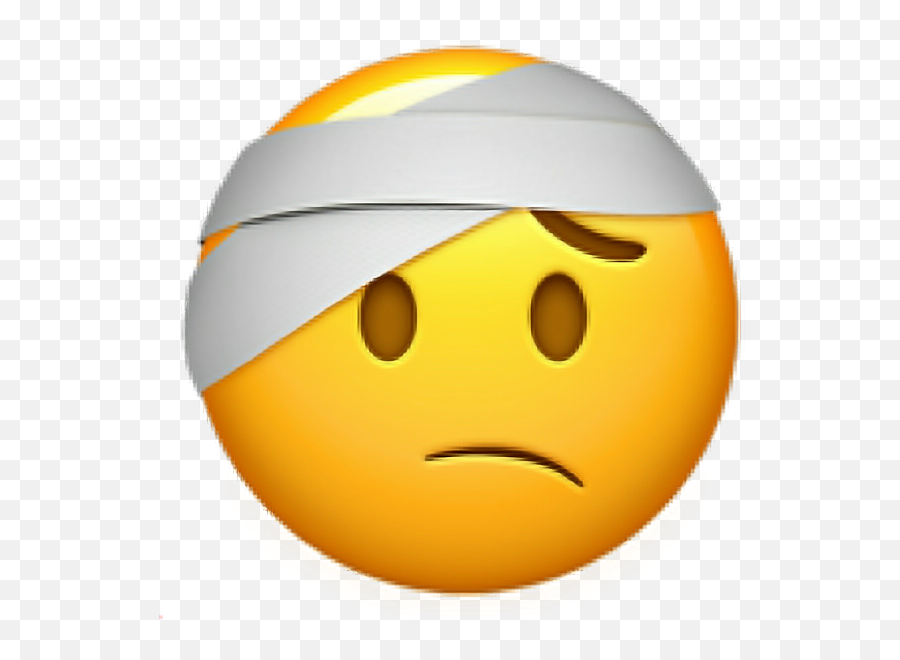 Sticker - Bandage Head Emoji,Painful Emoticon