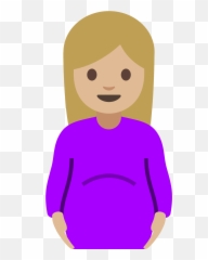 Pregnant Woman Emoji Transparent Png - Pregnant Emoji Png,Woman Emoji
