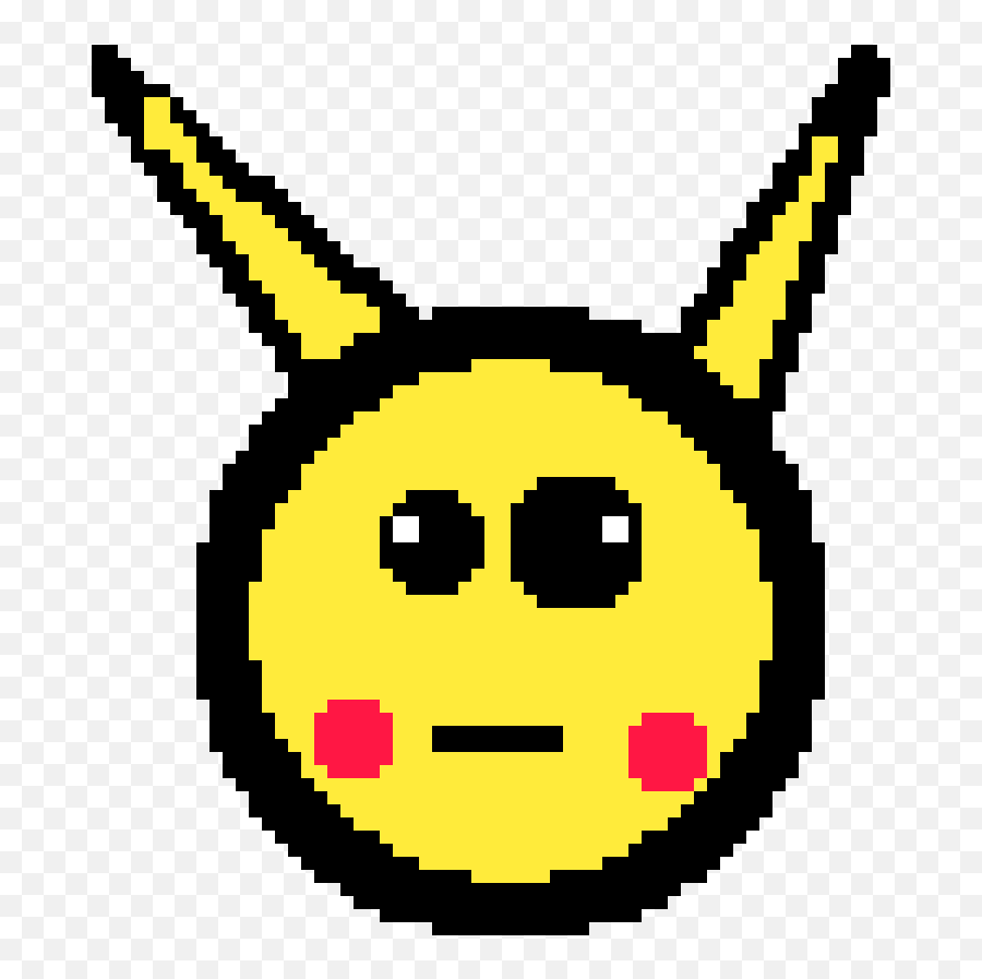 Pixilart - Crazy Pikachu By Brandonl11 Happy Emoji,Pikachu Emoticons
