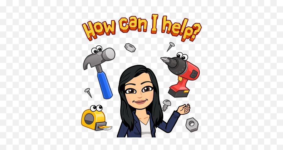 Ms Guzman - Bitmoji With A Hammer Emoji,Miss Sergipe Be Emotion 2019