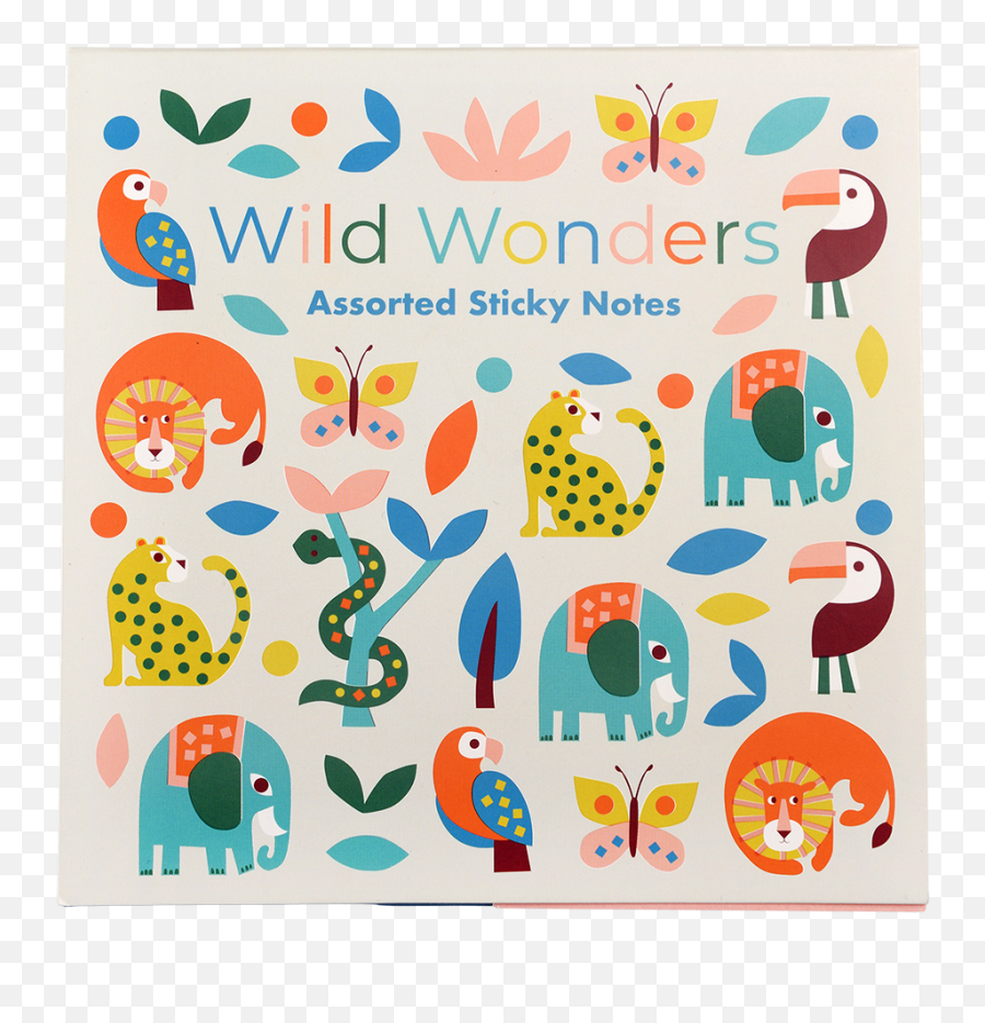 Wild Wonders Sticky Notes - Decorative Emoji,How To Make Emoji Bookmark Out Of Sticky Notes