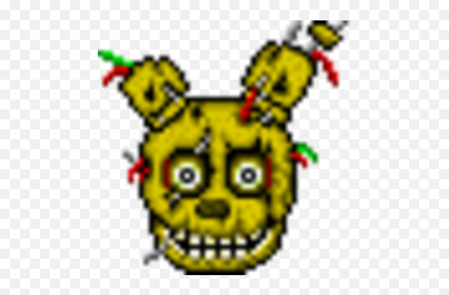 Masks Album - Pixel Art De Springtrap Emoji,Freddy Emoticon Icarly