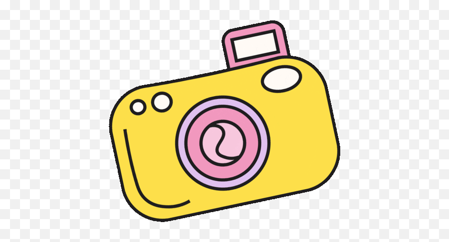 Camera Flash Sticker - Flash Camara Gif Png Emoji,Emoji Tumblr Polaroid
