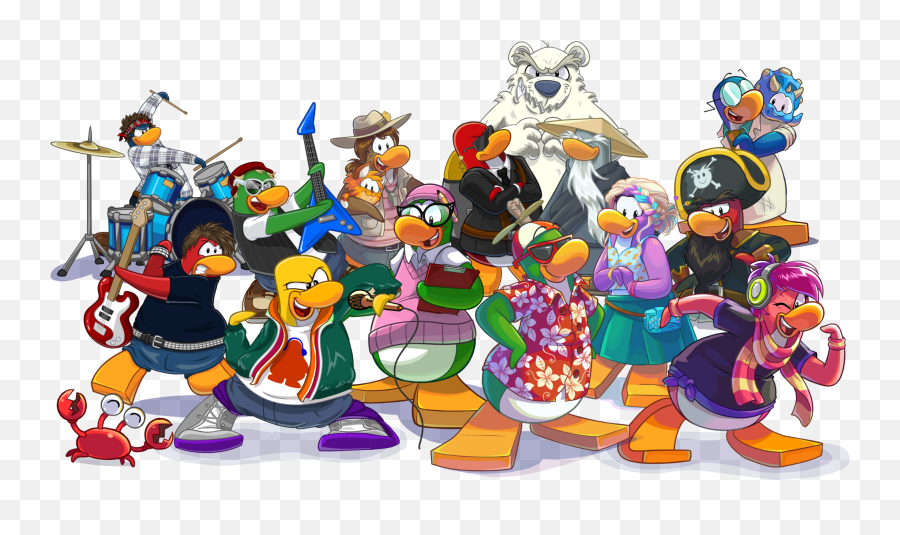 Famous Characters Club Penguin Wiki Fandom - Famous Club Penguin Characters Emoji,Gizmo Discord Emoji