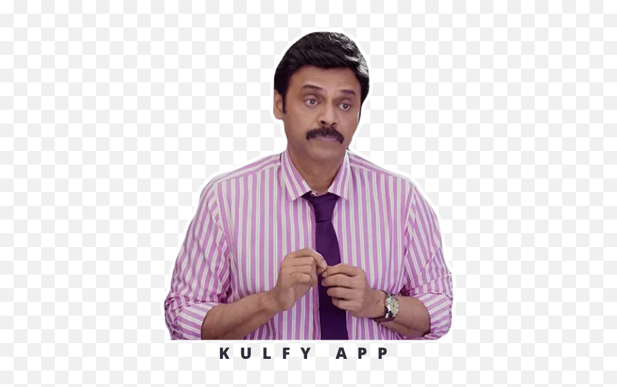 Innocence Sticker - Venkatesh Telugu Actor Kulfy Smart Casual Emoji,Brahmanandam Emotions