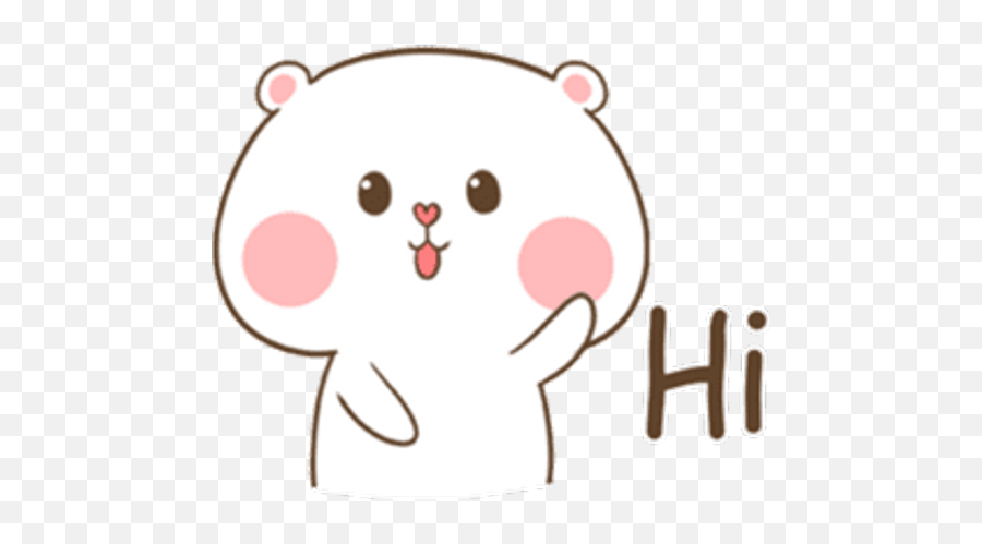 Sticker Maker - Puffy Bear Stickers Emoji,21 Lazy Bear And Rabbit Wechat Expression Emoji
