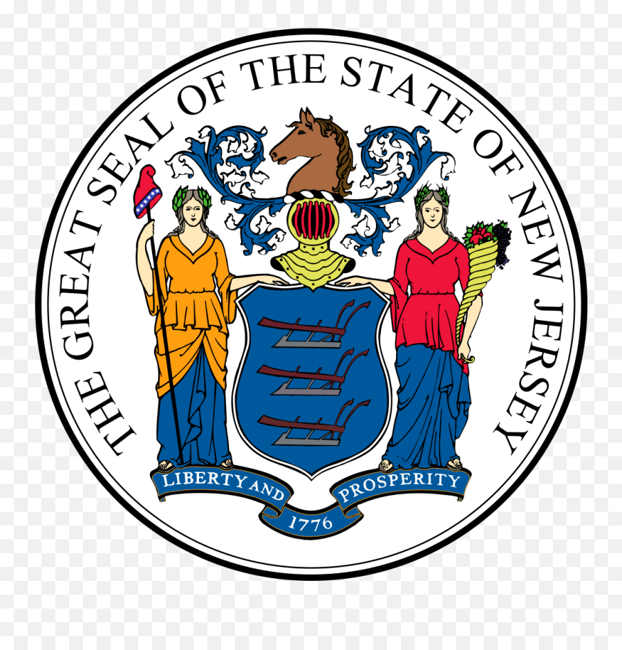 New Jersey State Seal Png Svg Clip Art For Web - Download State Seal Of New Jersey Emoji,New Jersey Emoji