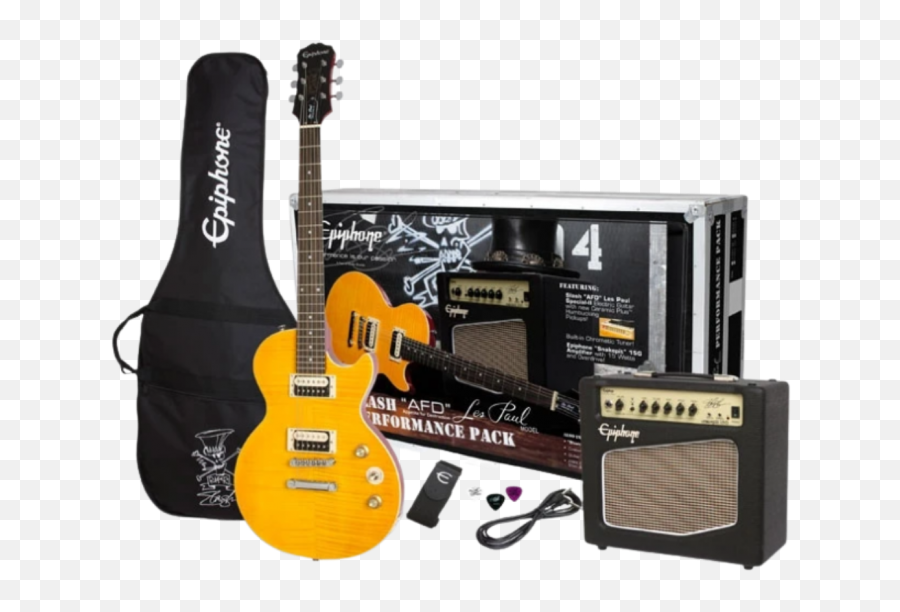 Epiphone Slash Afd Les Paul Special Ii Performance Pack With Amp Emoji,Les Paul Guitar Emoticon For Facebook