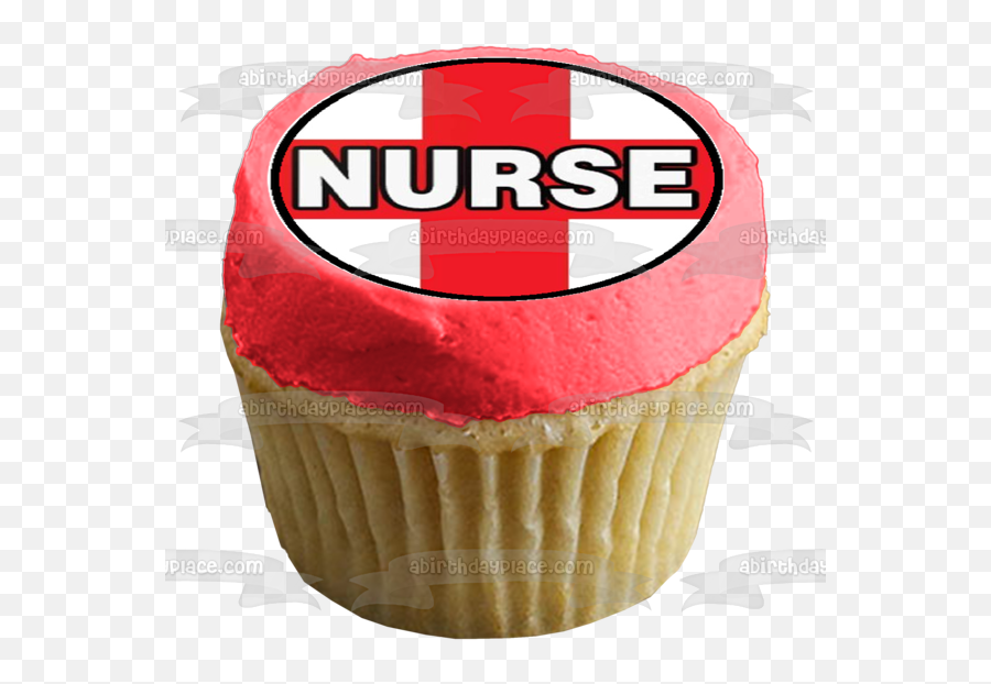 I Heart Nurses I Love Nurses Red Cross Edible Cupcake Topper Emoji,Heart With Red Cross Emoticon Facebook