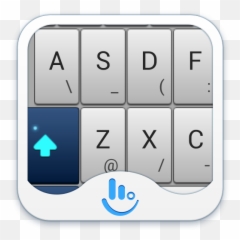 Ti V Touchpal Blue Keyboard Theme Android Cute Emoji - Touch Pal Theme,Cute Emoji Keyboard For Android
