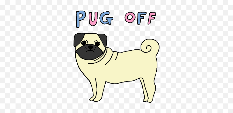 Top Rabid Dog Stickers For Android - Cartoon Cute Pug Gif Emoji,Weenie Dog Emoji