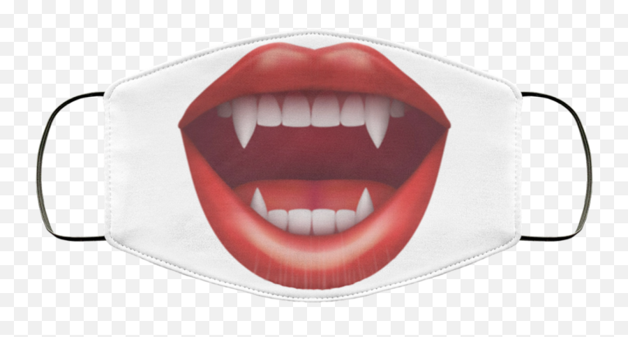 Halloween Female Vampire Open Mouth Lips Teeth White Scary Emoji,Woman Vampire Emoji