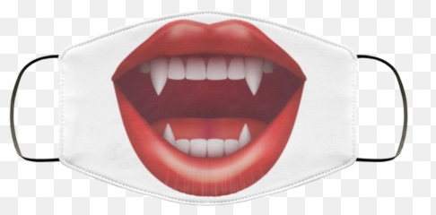 Halloween Female Vampire Open Mouth Lips Teeth White Scary Emoji,Woman Vampire Emoji