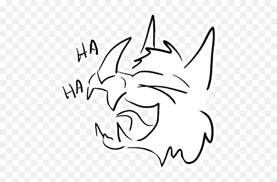 Eski Cursed By Madcatzdrawings - Fur Affinity Dot Net Emoji,Side Skull Emoji