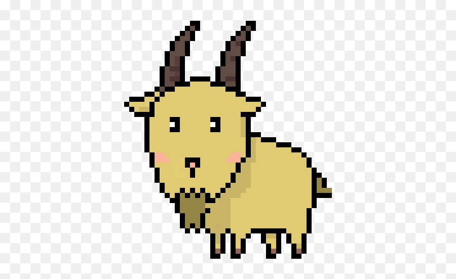 Pixel Art Gallery Emoji,Goat Emoji Art